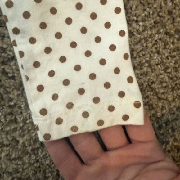 Mustard Pie Girls Ruffled Dress Polka Dots Neutral Girls Size 7 - Picture 11 of 11